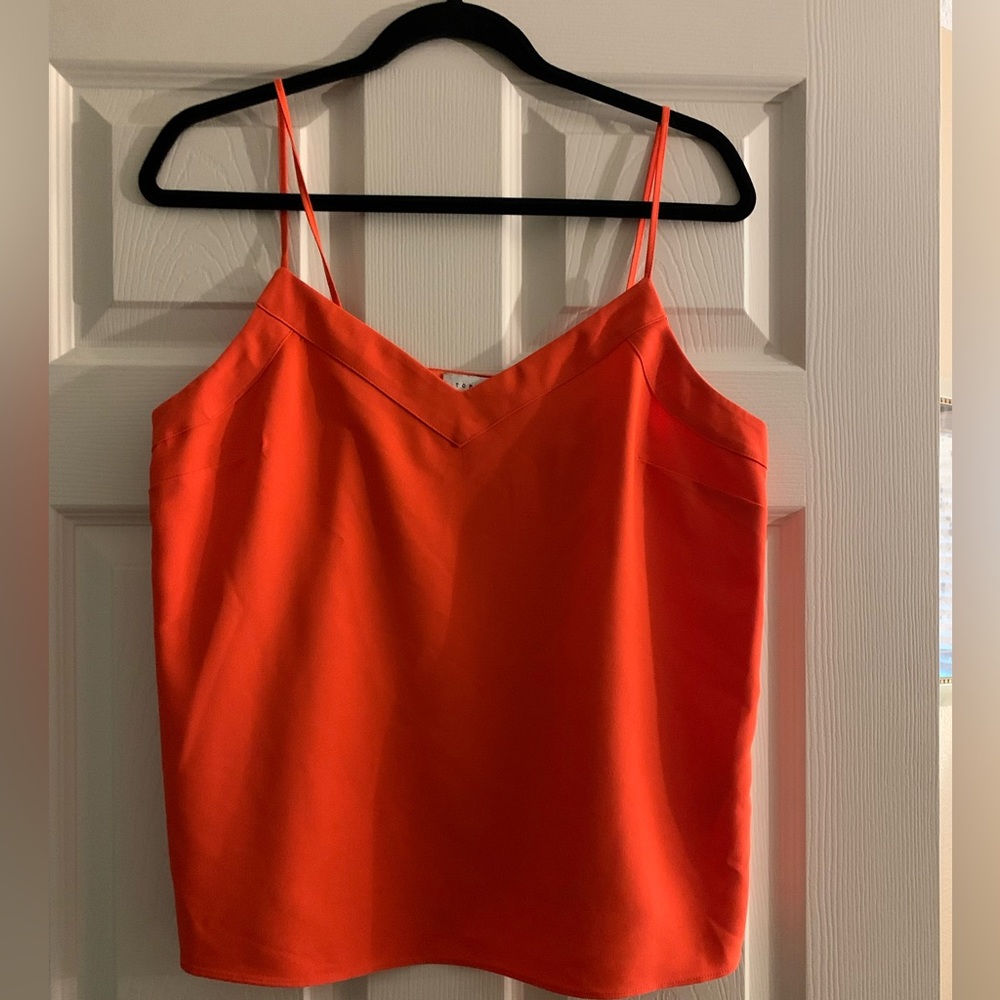 Topshop, red, cami top, size large